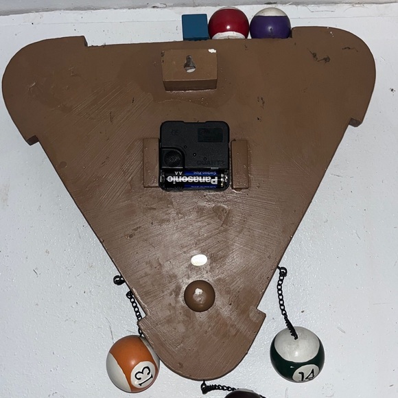Vintage Billiards Wallclock WORKING - Picture 2 of 4